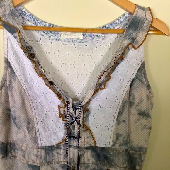 Forla Paris Boho Sleeveless Cotton Dress - Picture 2 of 8